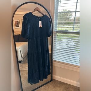 Navy Merokeety Midi Dress XL